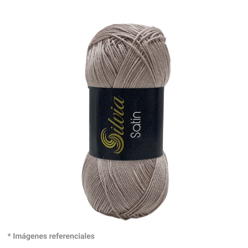Silvia Satin Hilo color Palo rosa Cod. 3002