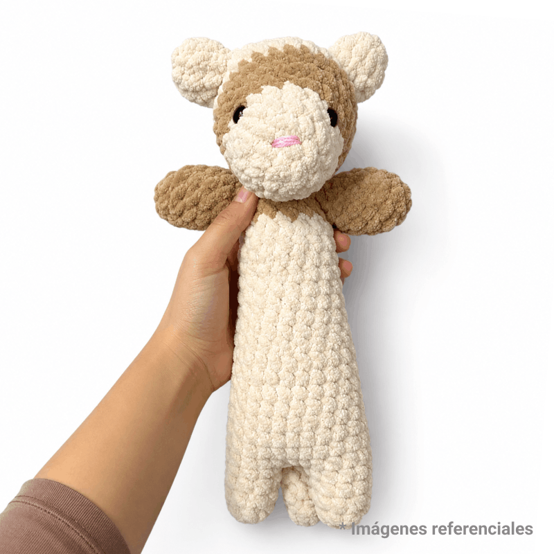 PELUCHE DE HURÓN TEJIDO A CROCHET