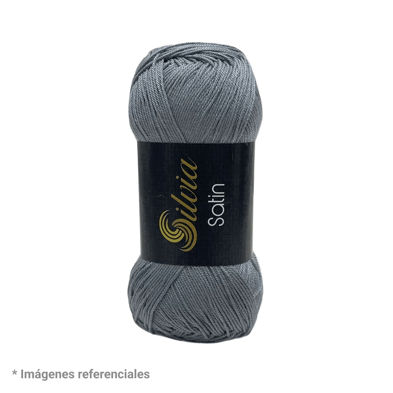 Silvia Satin Hilo color Gris Cod. 4001
