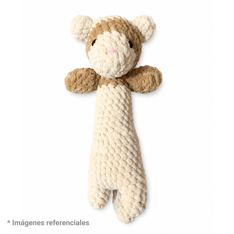 PELUCHE DE HURÓN TEJIDO A CROCHET
