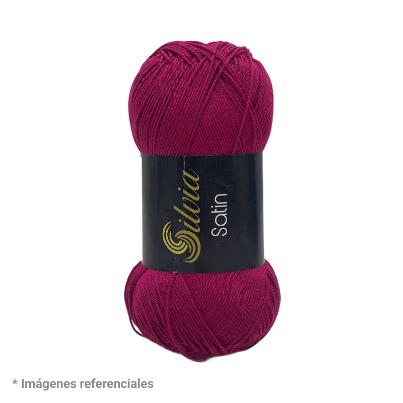 Silvia Satin Hilo color Fucsia Cod. 3003