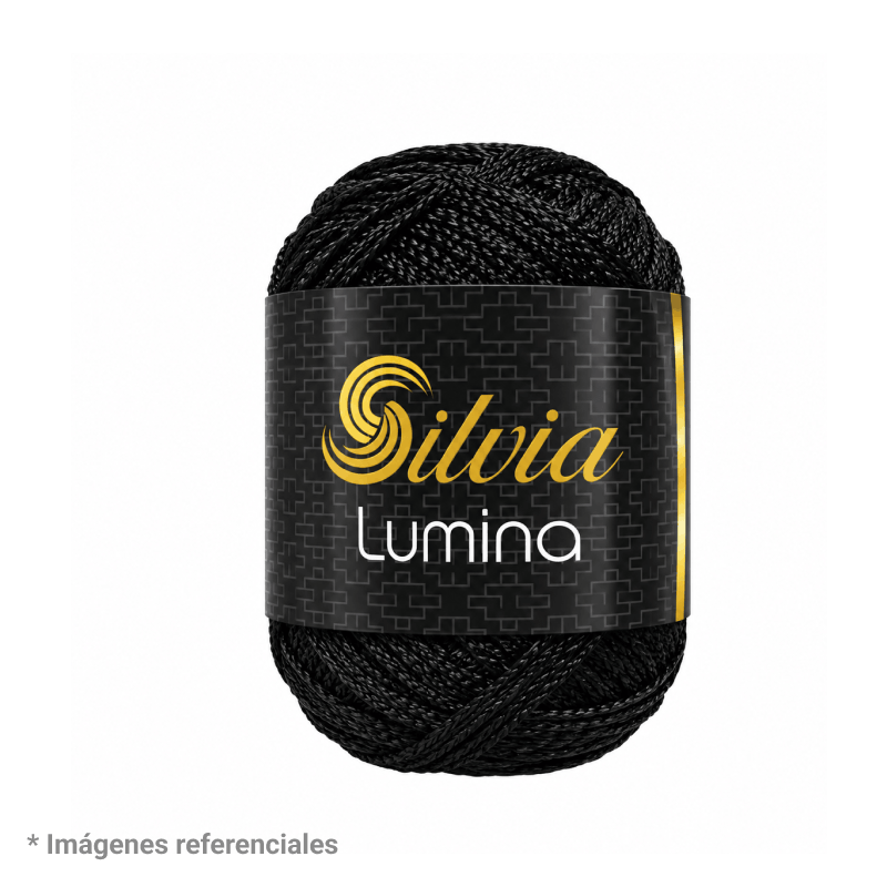 Silvia Lumina Hilo Color Negro Cod.5000